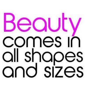 You are beautiful no matter your size. 💖​